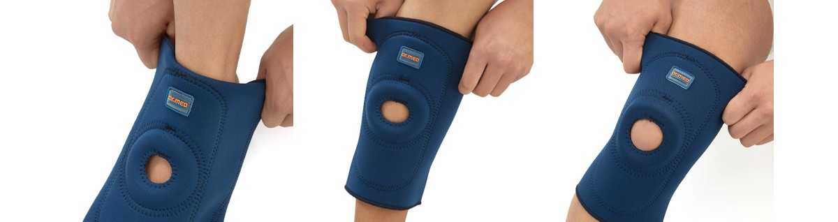 Knee Sleeve with Open Patella Pad (1)