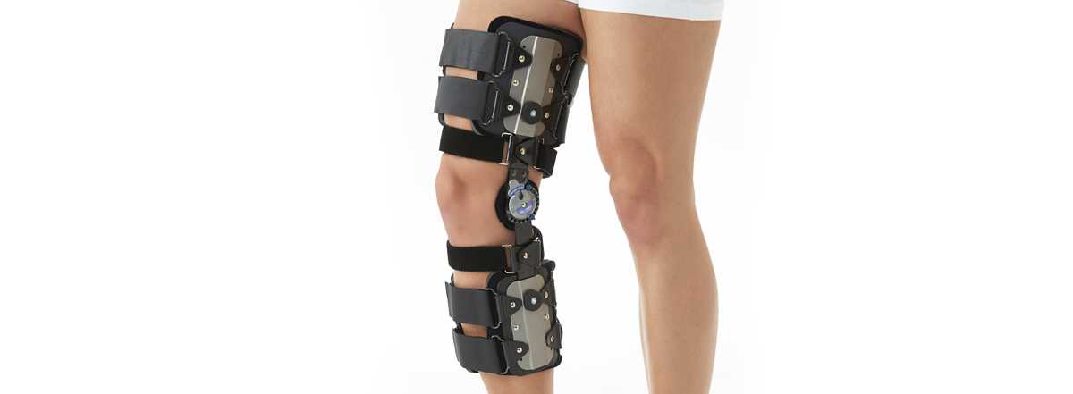 Post-Operative ROM Knee Brace with Dial Pin Lock & Adjustable Length (5)