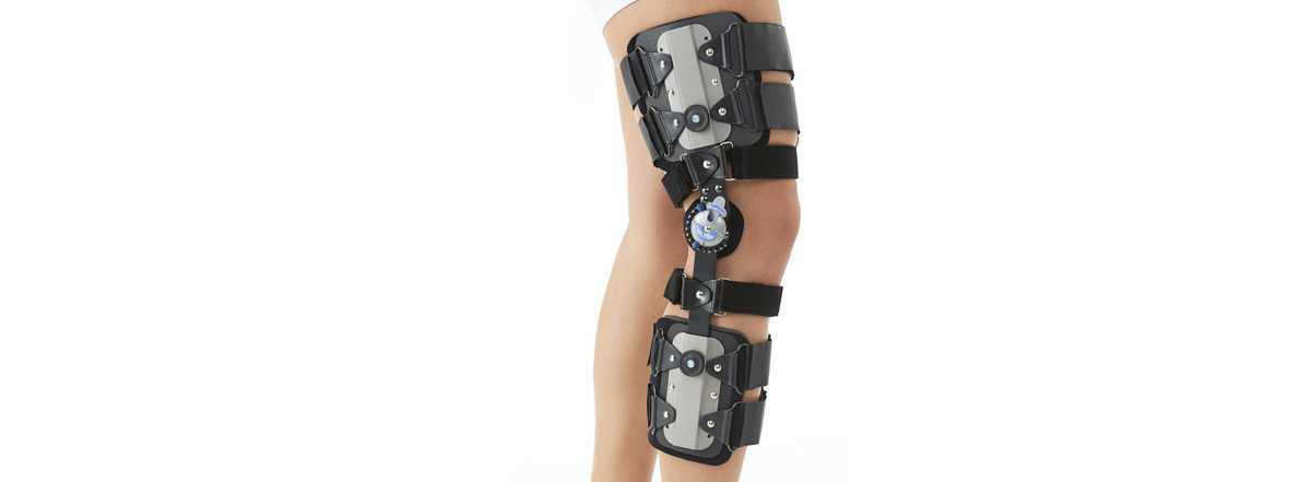Post-Operative ROM Knee Brace with Dial Pin Lock & Adjustable Length (8)