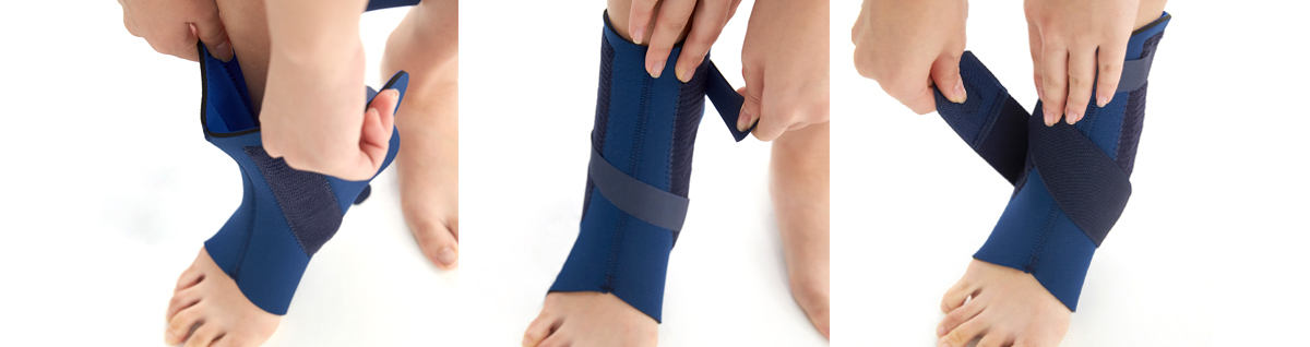 How to Wear Cross Strap Ankle Support with Stays